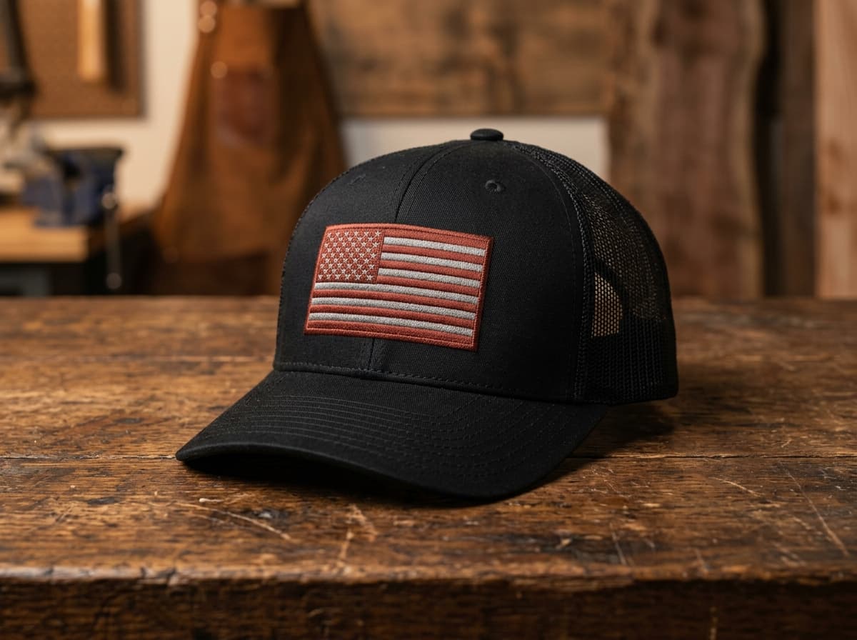 RICHARDSON 112 TRUCKER SNAPBACK custom embroidery
